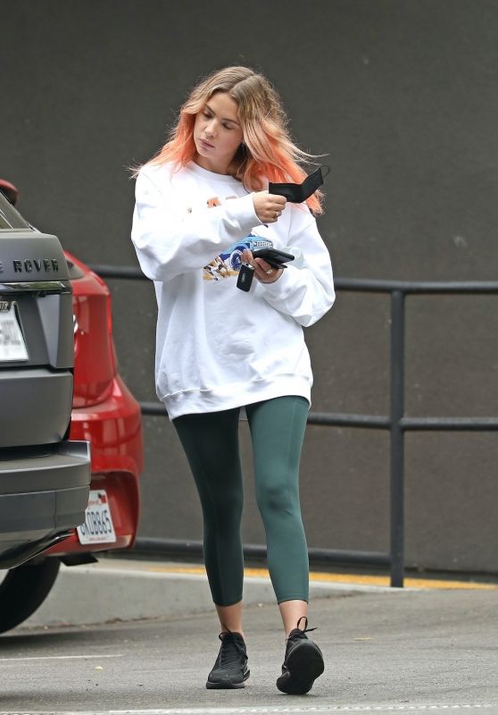 Ashley Benson in Casual Outfit in LA 10/22/2020