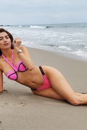 Blanca Blanco in a Pink Bikini at the Beach in Malibu 10/25/2020