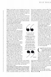 Blanca Suarez - ELLE Spain November 2020 Issue