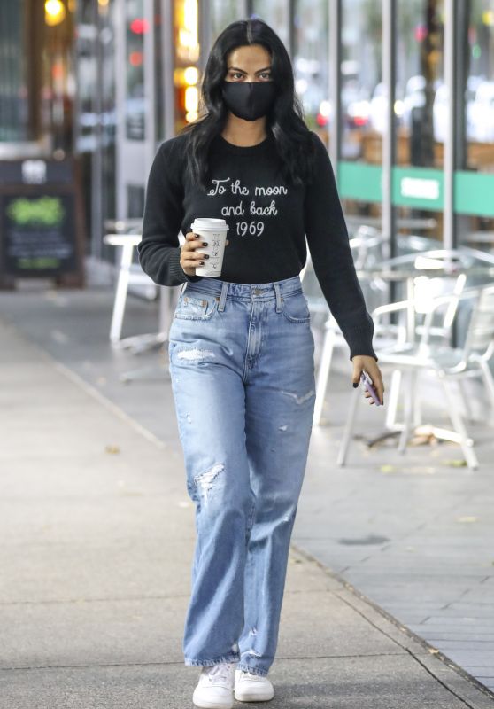 Camila Mendes Street Style - Vancouver 10/15/2020