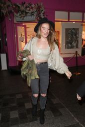 Candice Brown - "Sophie Tea Art: Send More Nudes" Private View in London 10/28/2020