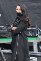 Candice Patton - "The Flash" Season 7 Set in Vancouver 10/14/2020