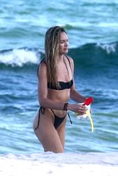 Candice Swanepoel on the Beach in Miami 10/27/2020