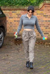 Casey Batchelor - Leaves Her House in London 10/13/2020