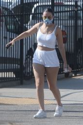 Charlie XCX Leggy in Shorts 10/18/2020