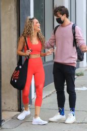 Chrishell Stause – Heads Into Pratice at the DWTS Studio in LA 10/08/2020