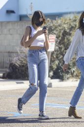Cindy Crawford and Kaia Gerber - Out to Vote in Malibu 10/30/2020