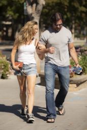 Denise Richards - With Her Husband in Calabasas 10/15/2020