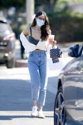 Eiza Gonzalez Street Style - Getting Coffee in LA 10/28/2020