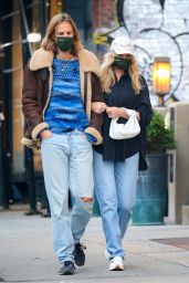 Elsa Hosk in Casual Outfit - Out in New York 10/14/2020