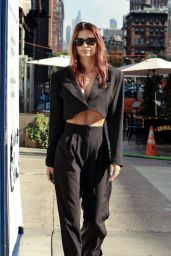 Emily Ratajkowski in a Nasty Gal Outfit - Tribeca 10/07/2020