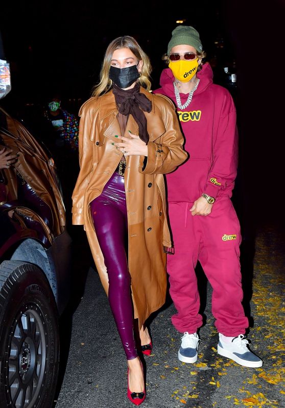 Hailey Bieber and Justin Bieber Night Out - New York City 10/15/2020