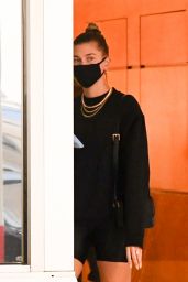 Hailey Bieber - Leaves a Dermatologist Appointment in Beverly Hills 10/12/2020