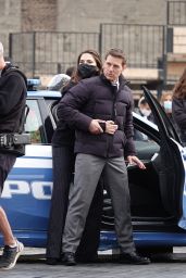 Hayley Atwell and Tom Cruise - Filming for "Mission Impossible 7" in Rome 10/12/2020