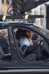 Hayley Atwell and Tom Cruise - "Mission Impossible 7" Set in Rome 10/06/2020