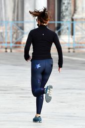 Hayley Atwell - Out Jogging in Venice 10/29/2020