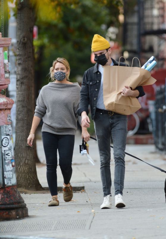 Hilary Duff - Out in NYC 10/24/2020