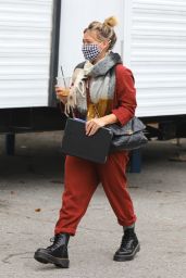 Hilary Duff  - "Younger" Set in NYC 10/22/2020