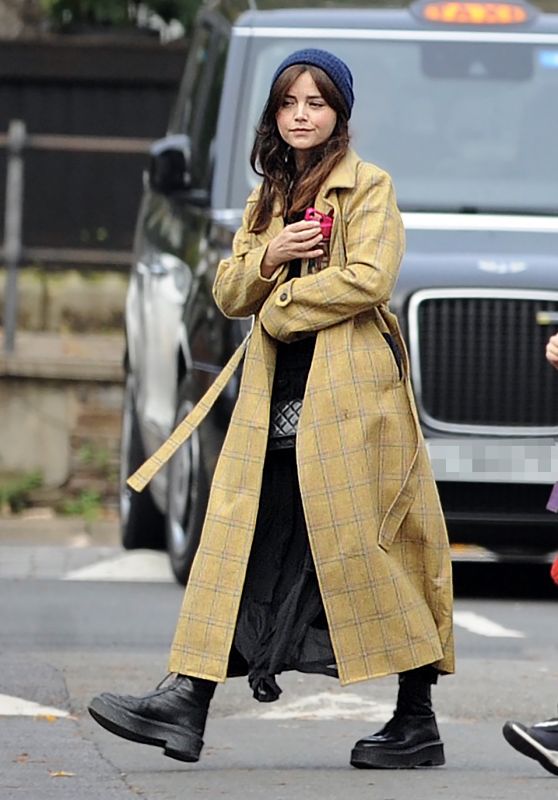 Jenna Coleman - Out in London 10/30/2020
