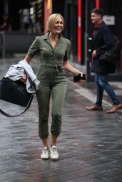Jenni Falconer in Green Cargo Suit - London 10/08/2020