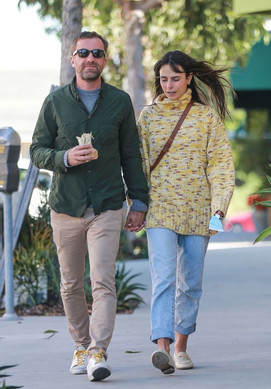 Jordana Brewster - Out in Brentwood 10/27/2020
