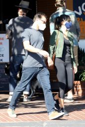 Jordana Brewster With Her Boyfriend in West Hollywood 10/28/2020