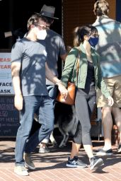Jordana Brewster With Her Boyfriend in West Hollywood 10/28/2020