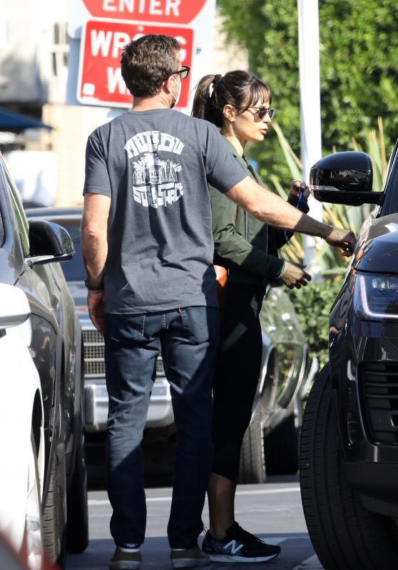 Jordana Brewster With Her Boyfriend in West Hollywood 10/28/2020