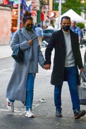 Katie Holmes and Emilio Vitolo - Out in Soho, NY 10/05/2020