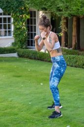 Katie Waissel - Workout in London 10/24/2020