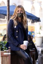 Kelly Bensimon Street Style - Out in NYC 10/14/2020