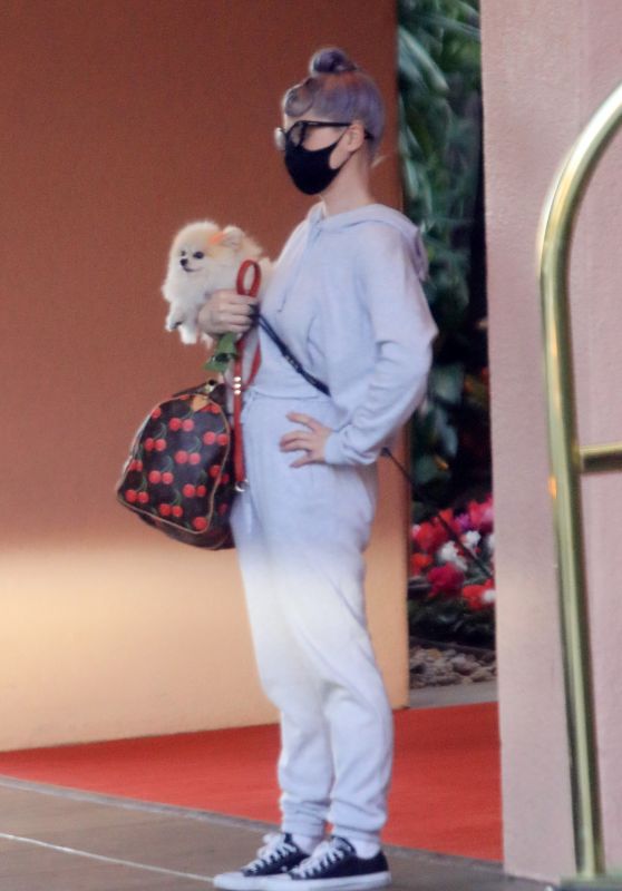 Kelly Osbourne - Takes Her Dogs to the Beverly Hills Hotel 10/26/2020