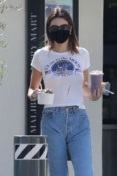 Kendall Jenner Picks up Food and a Fresh Juice Drink in Malibu 10/06/2020