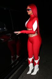Kylie Jenner Dresses as a "Power Ranger" for Halloween 10/30/2020