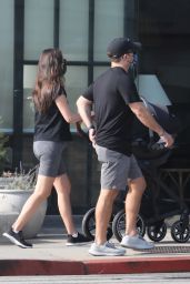 Lea Michele - Out For a Walk in Brentwood 10/09/2020