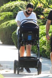 Lea Michele - Out For a Walk in Santa Monica 09/30/2020