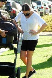 Lea Michele - Out For a Walk in Santa Monica 09/30/2020