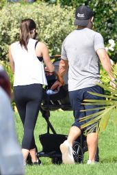 Lea Michele With Her Husband and Baby - Brentwood 10/06/2020