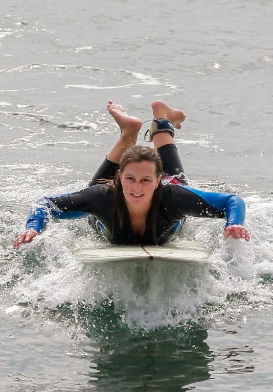 Leighton Meester - Surfing Session in Malibu 10/09/2020