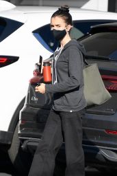 Lily Collins - Arrives at the Gym in LA 10/13/2020