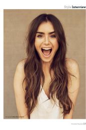 Lily Collins - Sunday Times Style 10/11/2020 Issue