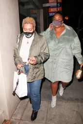 Lizzo - Out to Dinner in West Hollywood 10/24/2020