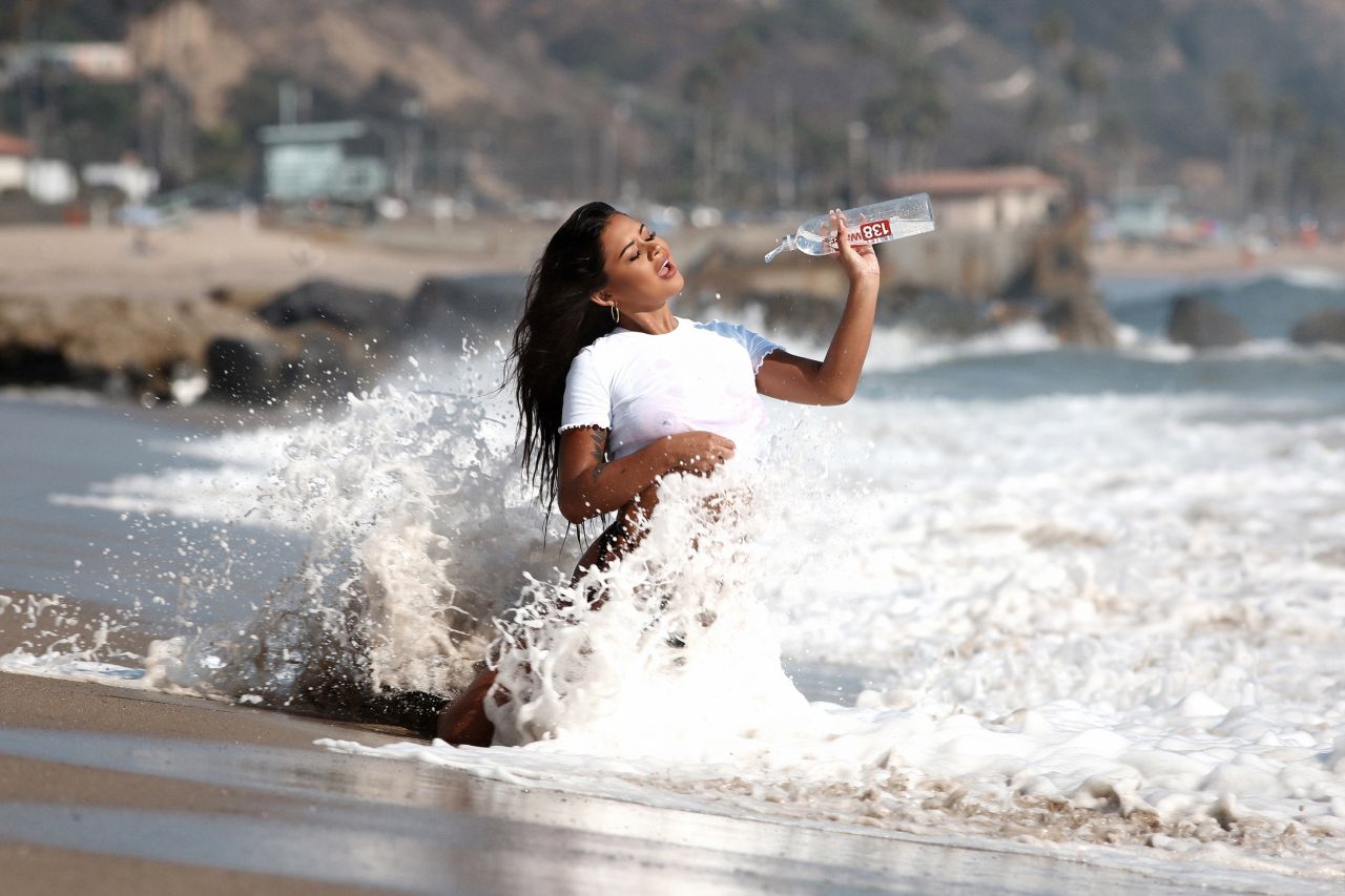 Maria Gomez - Photoshoot for 138 Water at a Beach in Malibu 10/07/2020