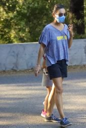 Mila Kunis - Out For a Walk in LA 10/07/2020