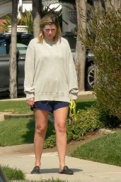 Mischa Barton - Takes Her Dog for a Walk in Los Angeles 10/04/2020