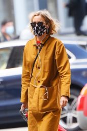 Naomi Watts in a Yellow Coat - Shopping in Tribeca 10/02/2020