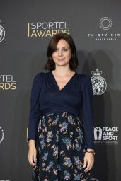Nathalie Pechalat - Sportel Awards Gala in Monaco 10/27/2020