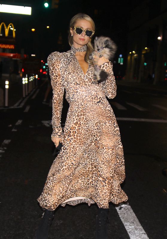 Paris Hilton Night Out Style - New York 10/27/2020
