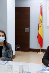 Queen Letizia - Meeting With the Spanish Committee of Representatives of People With Disabilities in Madrid 10/27/2020
