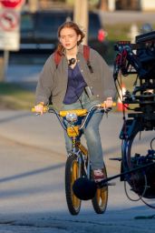 Sadie Sink and Gaten Matarazzo  - Filming a Golden Hour Scene for "Stranger Things" Season 4 in Atlanta 10/20/2020